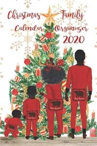 Christmas Family Calendar Organizer 2020