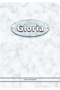 Gloria - Lined Notebook