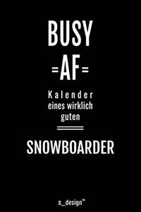 Kalender für Snowboarder