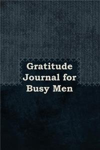 Gratitude Journal for Busy Men
