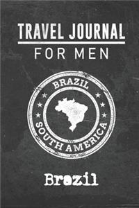 Travel Journal for Men Brazil