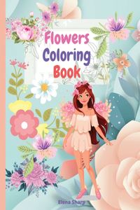 Flowers Coloring Book