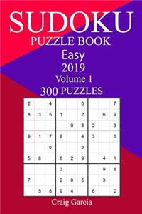 300 Easy Sudoku Puzzle Book 2019