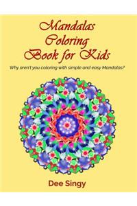 Mandalas coloring book for Kids