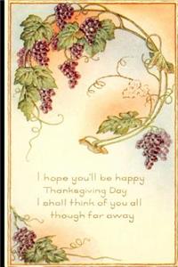 Vintage Thanksgiving Journal