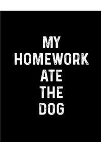 My Homework Ate the Dog
