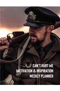 Can't Hurt Me Motivation & Inspiration Weekly Planner