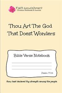 Thou Art the God That Doest Wonders