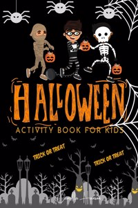 Halloween Activity Book for Kids