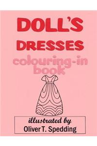 Doll's Dresses colouring-in Book