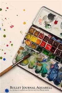 Bullet Journal Aquarell ca. A5 (15,2 x 22,9cm) 200 Seiten dotted cream paper