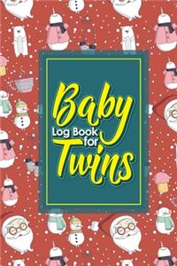 Baby Log Book for Twins