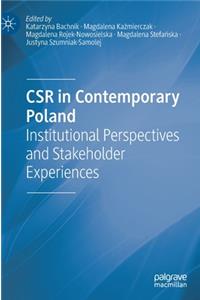 Csr in Contemporary Poland