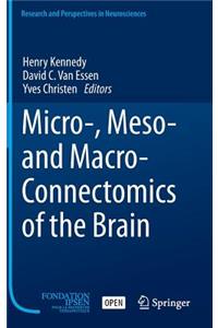 Micro-, Meso- And Macro-Connectomics of the Brain