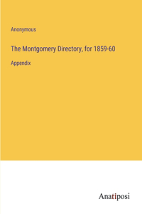 Montgomery Directory, for 1859-60