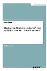 Stanislawski, Strasberg, Grotowski. Eine Reflektion über die 'Kunst des Erlebens'