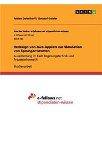 Redesign von Java-Applets zur Simulation von Sprungantworten