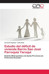 Estudio del déficit de vivienda Barrio San José Parroquia Yaruquí