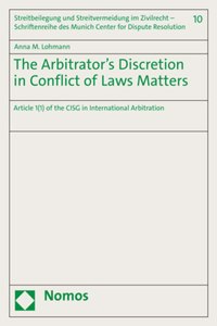 Arbitrator's Discretion in Conflict of Laws Matters
