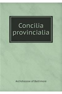 Concilia Provincialia