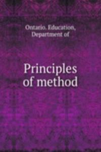 Principles of method