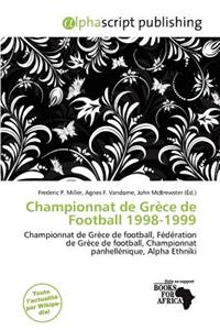 Championnat de Gr Ce de Football 1998-1999