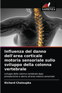 Influenza del danno dell'area corticale motoria sensoriale sullo sviluppo della colonna vertebrale