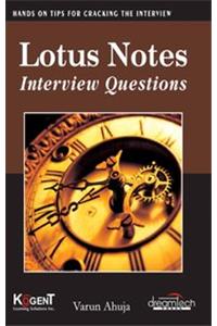 Lotus Notes Interview Questions