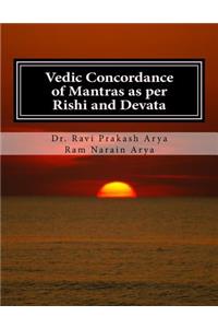 Vedic Concordance of Mantras as Per Rishi and Devata