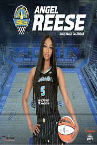 WNBA - Chicago Sky - Angel Reese 2025 12x12 Player Wall Calendar - Non Fsc