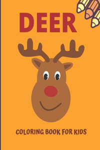 Deer Coloring Book For Kids
