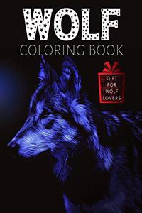 Wolf Coloring Book - Gift for Wolf Lovers