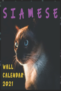 SIAMESE Wall calendar 2021