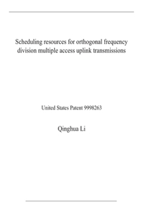 Scheduling resources for orthogonal frequency division multiple access uplink transmissions