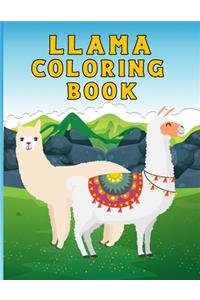 llama coloring book