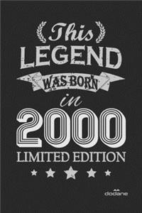 This Legend was born in 2000 LIMITED EDITION