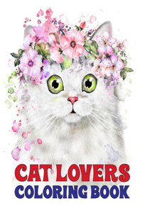 Cat Lovers Coloring Book