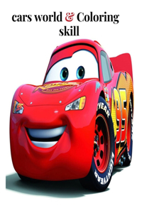 cars world coloring skill