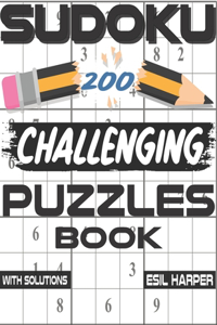 Sudoku 200 Challenging Puzzles Book