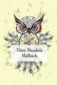 Tiere Mandala Malbuch