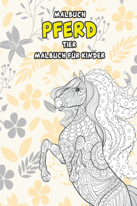 Malbuch - Malbuch für Kinder - Tier - Pferd