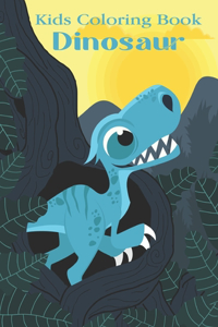Kids Coloring Book Dinosaur