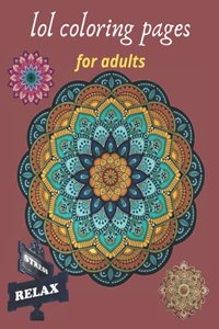 lol coloring pages for adults