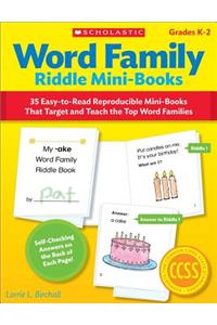 Word Family Riddle Mini-Books