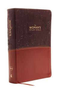 NKJV, Woman's Study Bible, Fully Revised, Imitation Leather, Brown/Burgundy, Full-Color