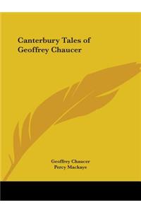 Canterbury Tales of Geoffrey Chaucer