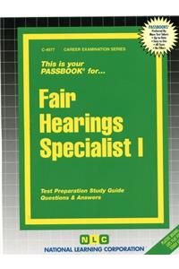 Fair Hearings Specialist I