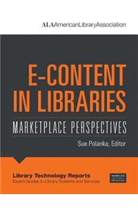 E-content in Libraries