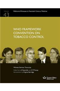 Who Framework Convention on Tobacco Control