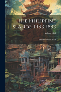 Philippine Islands, 1493-1893; Volume XLII